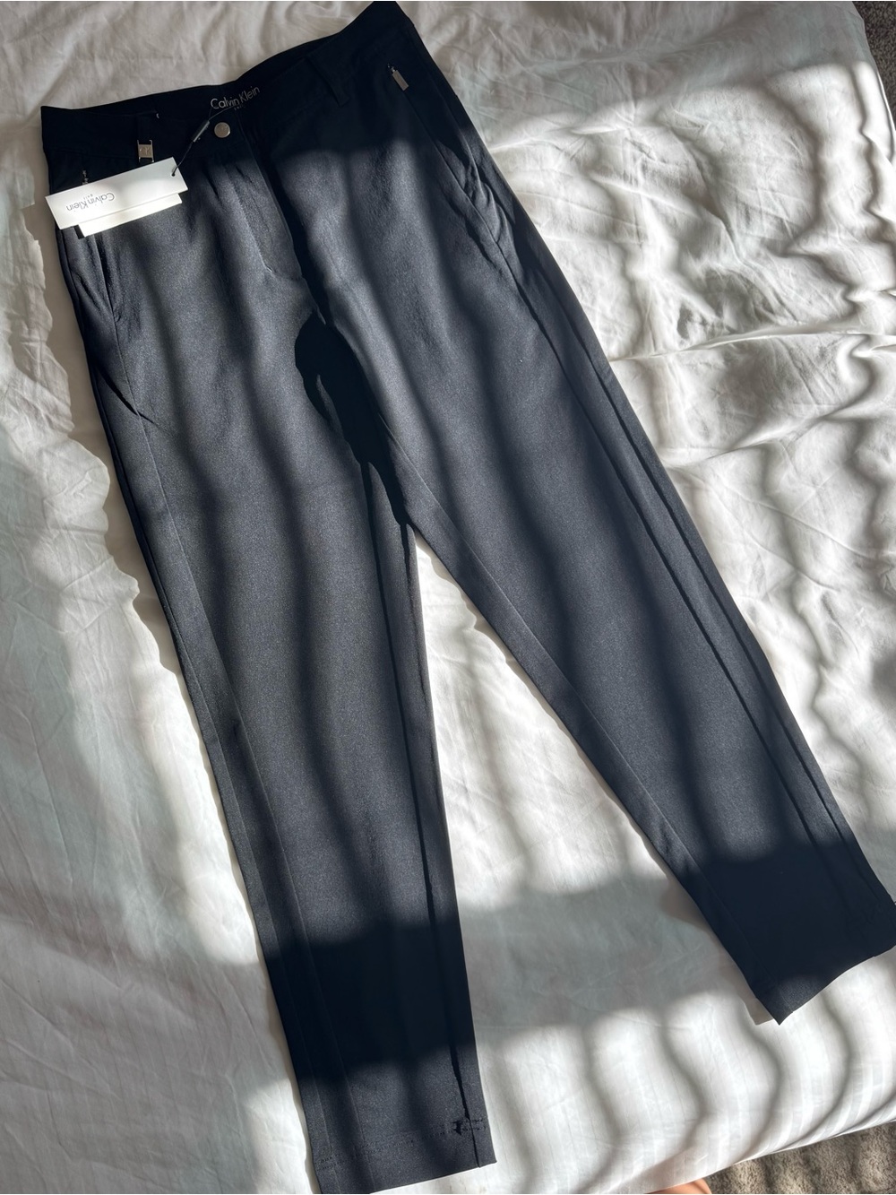 Calvin Klein Black Slim Golf Pants / Work Pants (runs small, fits Size 4 or 6)